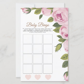 Garden Flowers Baby Bingo Game