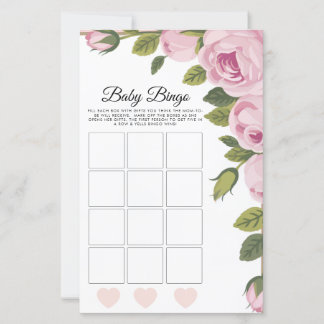 Garden Flowers Baby Bingo Game