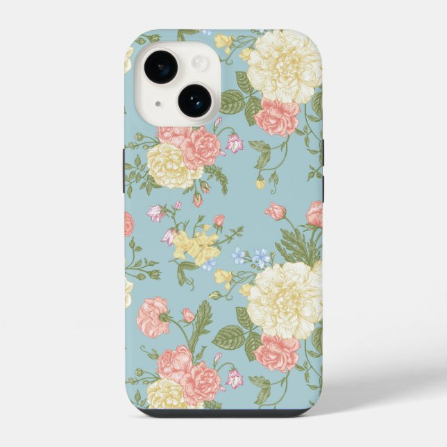 Garden Peony Floral Patterno (Verso)