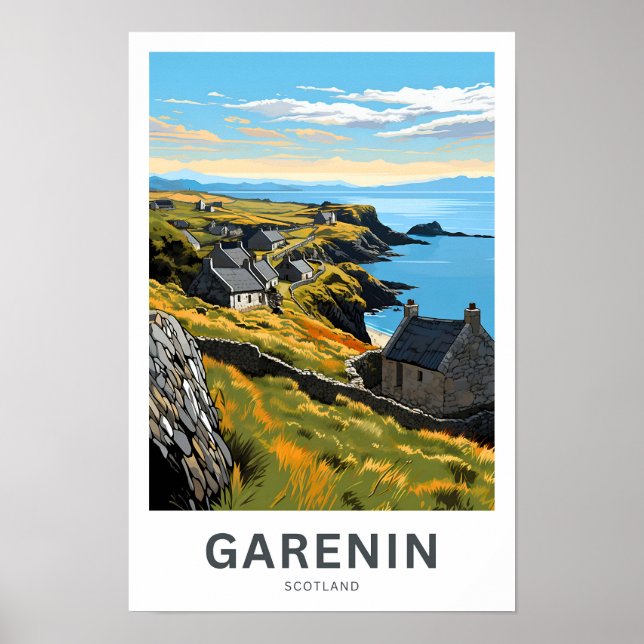Garenin Scotland Viagem Impressão (Frente)