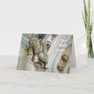 Gárgula que guardara o cartão do joelho