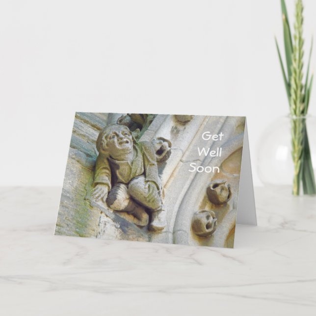 Gárgula que guardara o cartão do joelho (Frente)