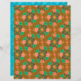 Garland Brown Scrapbook Paper