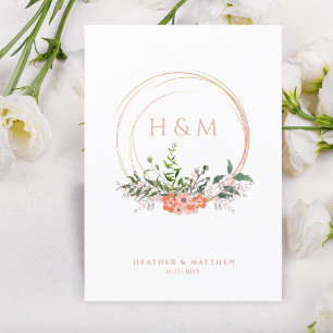 Garland de Casamento Floral Elegante Elegante