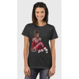 Garota Aconchegante de Natal – Camiseta Manga Long