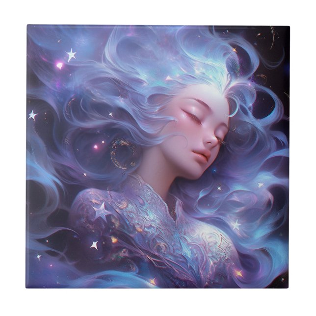 Garota Animada De Estrelas (Frente)