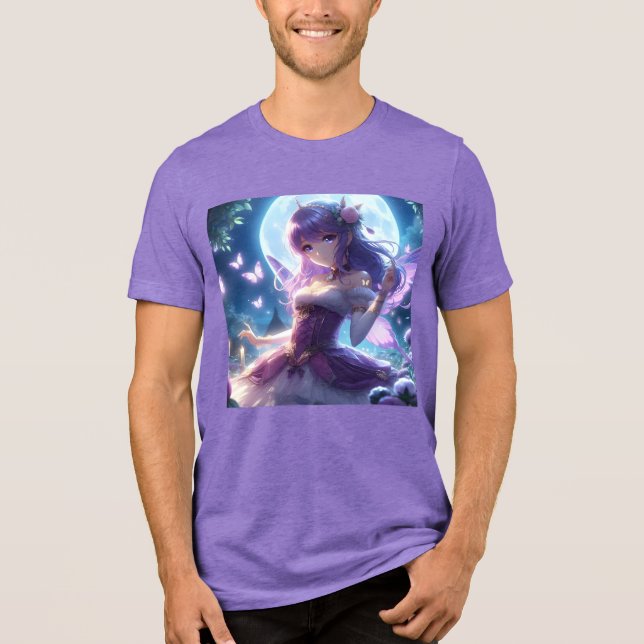 Garota Anime Asa de Borboleta Violeta Fada da Lua  (Frente)