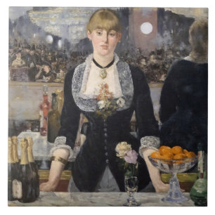 Garota Barmaid Vitoriana no Folies Bergere, França