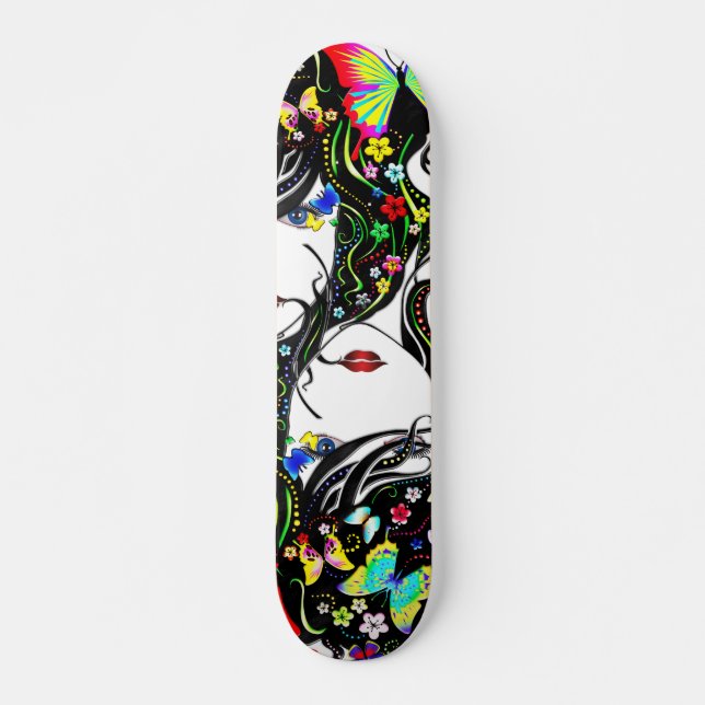 Garota Borboleta 1A Skateboard (Frente)