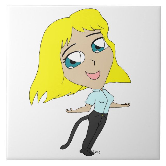 garota chibi com cauda (Frente)