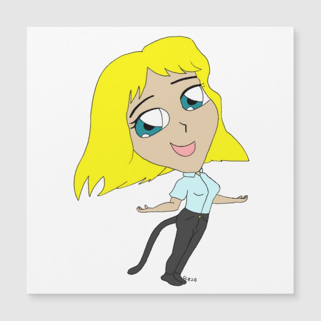 garota chibi com cauda (Frente)