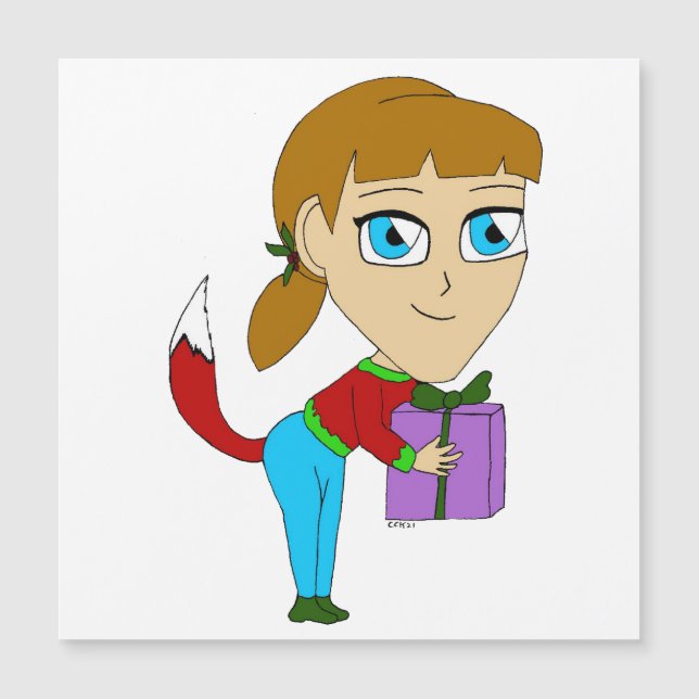 garota chibi da raposa  (Frente)