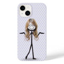 Garota com cabelo e óculos