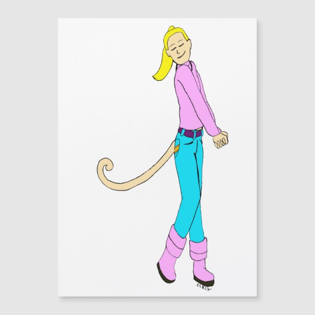 garota com cauda (Frente)