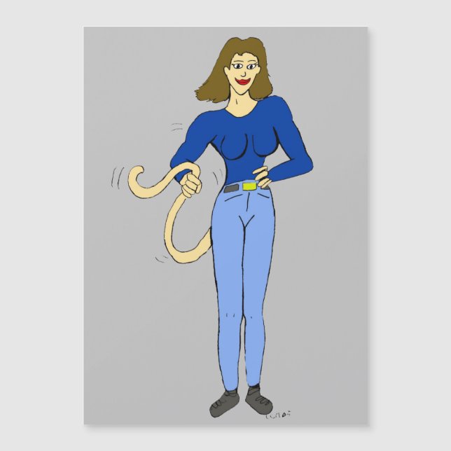 garota com cauda (Frente)