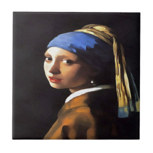 Garota com pérolas ouvindo Johannes Vermeer