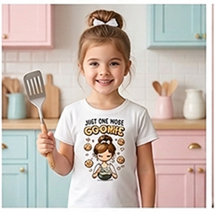 Garota Confeiteira Fofa Só Mais Um Biscoito