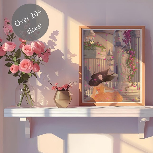 Garota dançante pelo Castelo Poster (Criador carregado)