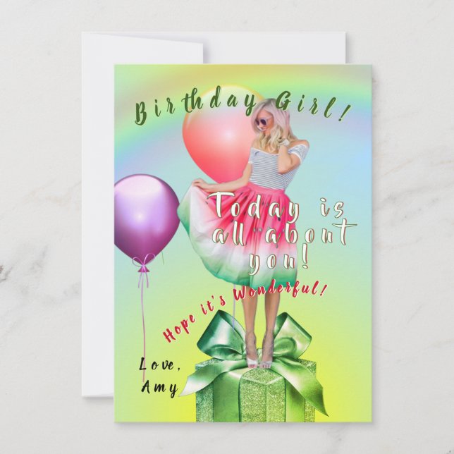 Garota de Aniversário (Frente)