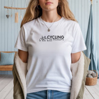 Garota de bicicleta retrô Ironia preta