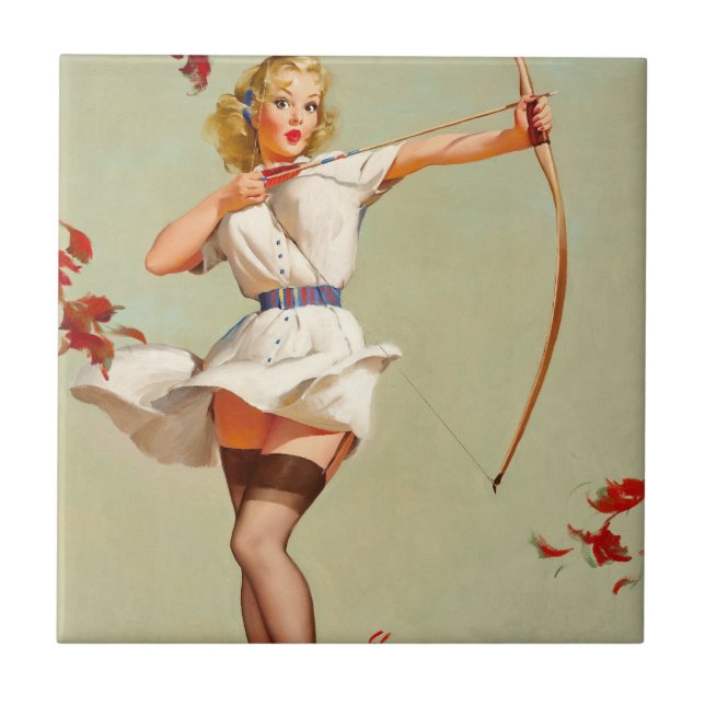 Garota de Capa de Arquearia (Frente)