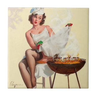 Garota de Capa de Churrasco