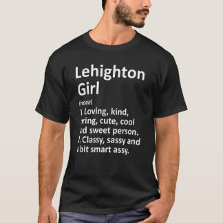 GAROTA DE LEHIGHTON PA PENNSYLVANIA Camisa de Casa