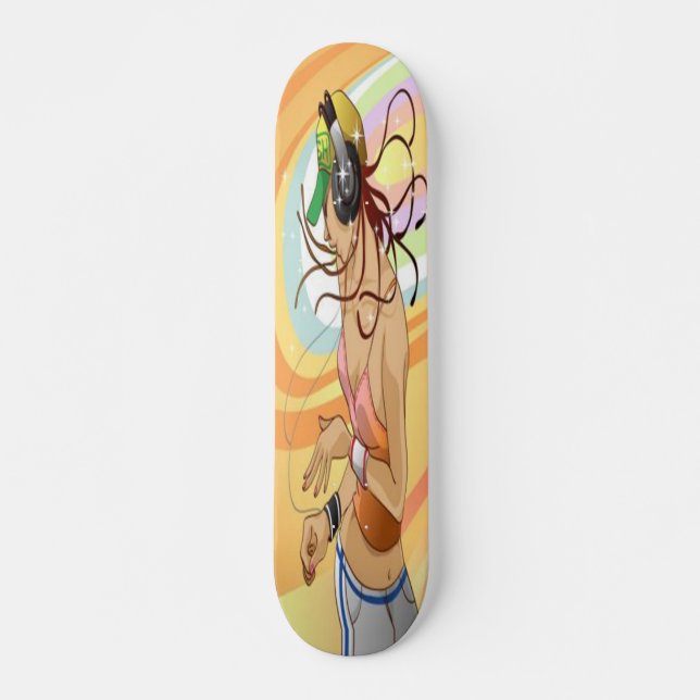 Garota de Skate Hip Hop (Frente)
