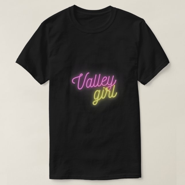Garota do Vale dos 80 - Camiseta Engraçada (Frente do Design)