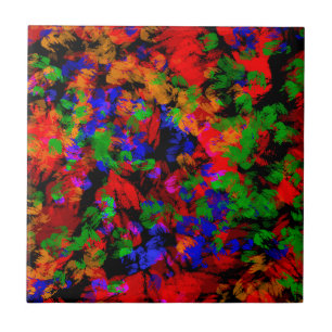 Garota Flor Perdida Na Floresta - Abstrato Colorid