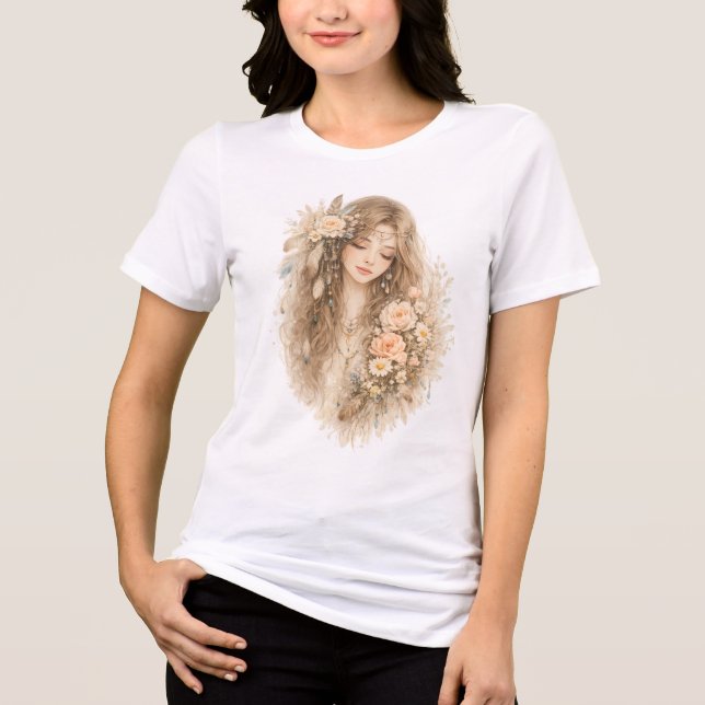 Garota Floral Boho (Frente)