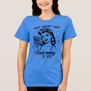 Garota Glam Retro dos Anos 1950 Citação Divertida