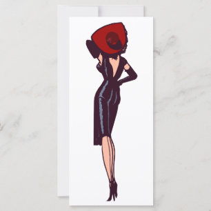 Garota Glamourosa Vintage Retrô Pinup