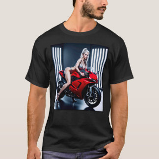 Garota Gostosa na Camiseta para Homens - Loira & M