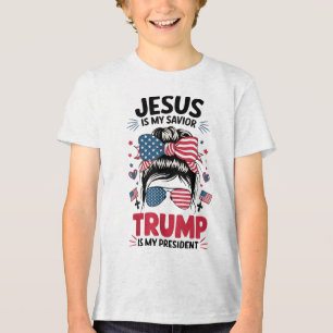 Garota Jesus Meu Salvador Trump Presidente Christi