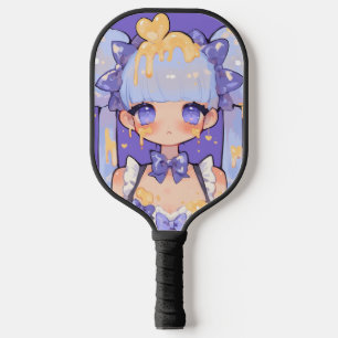 Garota Kawaii Chibi Fofa com Gotejamento de Mel