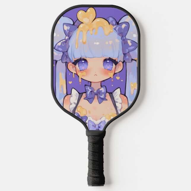 Garota Kawaii Chibi Fofa com Gotejamento de Mel (Front)