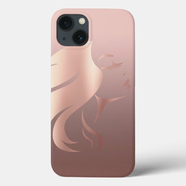 Garota Legal moderna com silhueta (Verso)