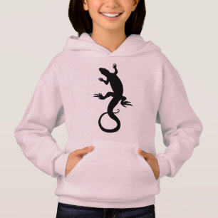Garota Lizard Sweatshirt Reptile Art Kids Hoodie