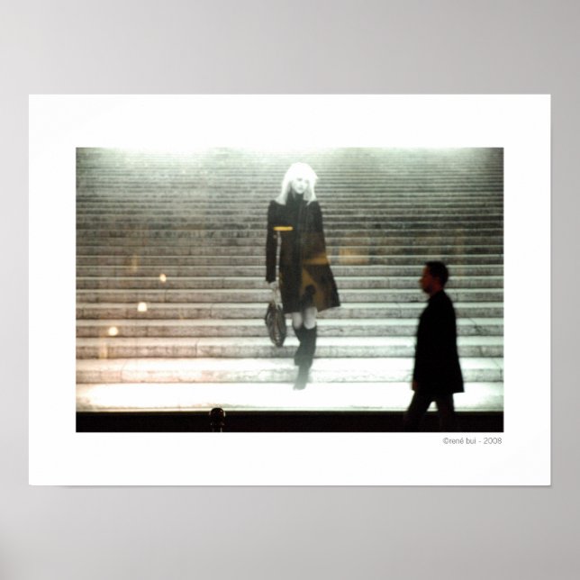 GAROTA NAS ESCADAS/NOVA Poster (Frente)