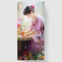 Garota no Jardim Flor