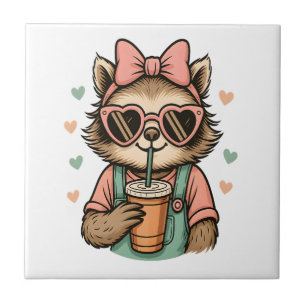 Garota Preguiça Amante de Café