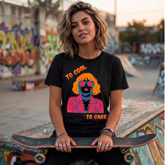 Garota Retro 80s Synthwave "Muito Legal Para Se Im