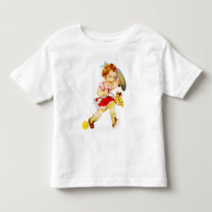Garota Rodeio Ocidental na Camisa de Cavalo Stick