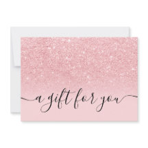 Garota rosa-cinza ombre brilha certificado de pres