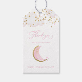 Garota rosa sobre a etiqueta de favor do Chá de fr