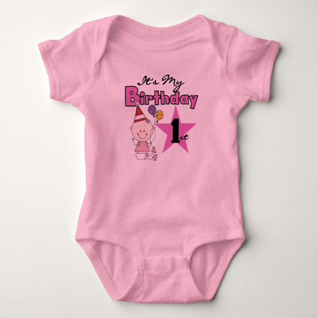 Garota, são minhas Camisetas de aniversário e pres (Frente)