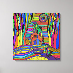 GAROTA SURREAL DE CASA GRANDE, ARRANQUE CANVAS