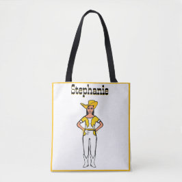 Garota-Vaca Dancer Bolsa White Yellow Fringe B