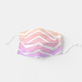 Garota Zig Zag Chevron Padrão Rainbow